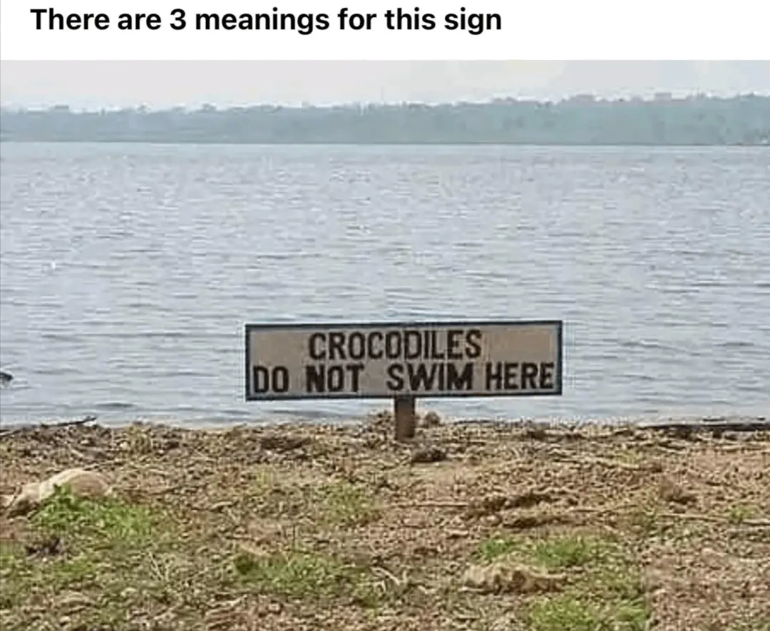 crocs - three meanings ad copy