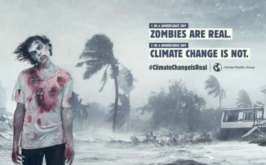 zombie climate reality group ad copy