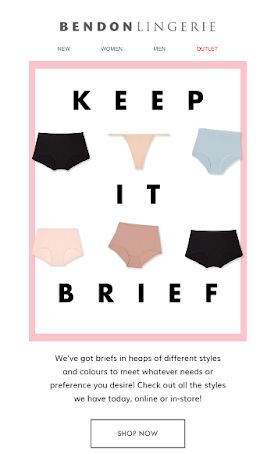 Ad ideas - Bendon Lingerie example